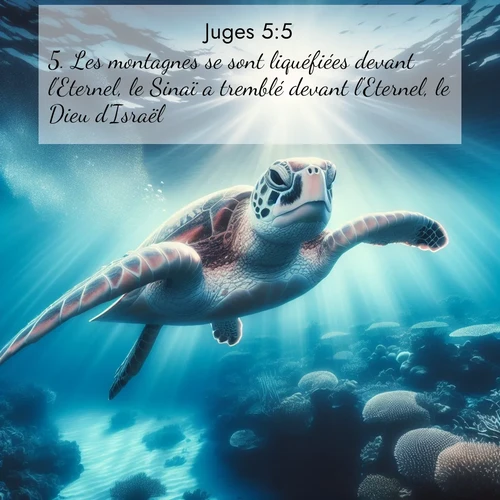 Segond21 Juges  ; image nature: image avec le verset biblique :Les montagnes se sont liquéfiées devant l&#039;Eternel, le Sinaï a tremblé devant l&#039;Eternel, le Dieu d&#039;Israël. ;  ; 5:5