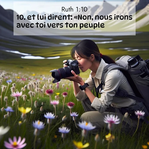 image nature avec verset biblique de la Bible