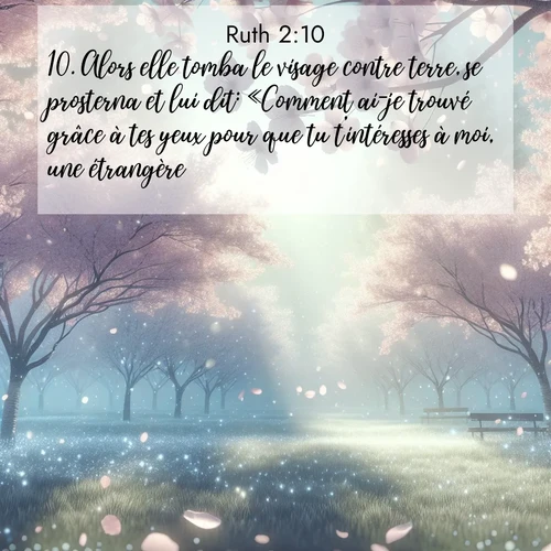 image nature avec verset biblique de la Bible