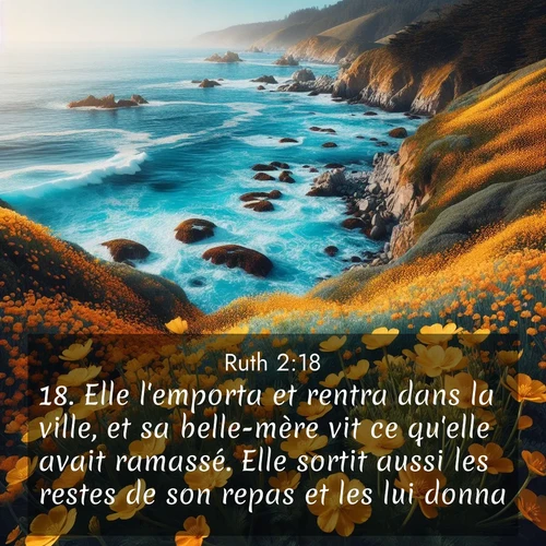 image nature avec verset biblique de la Bible