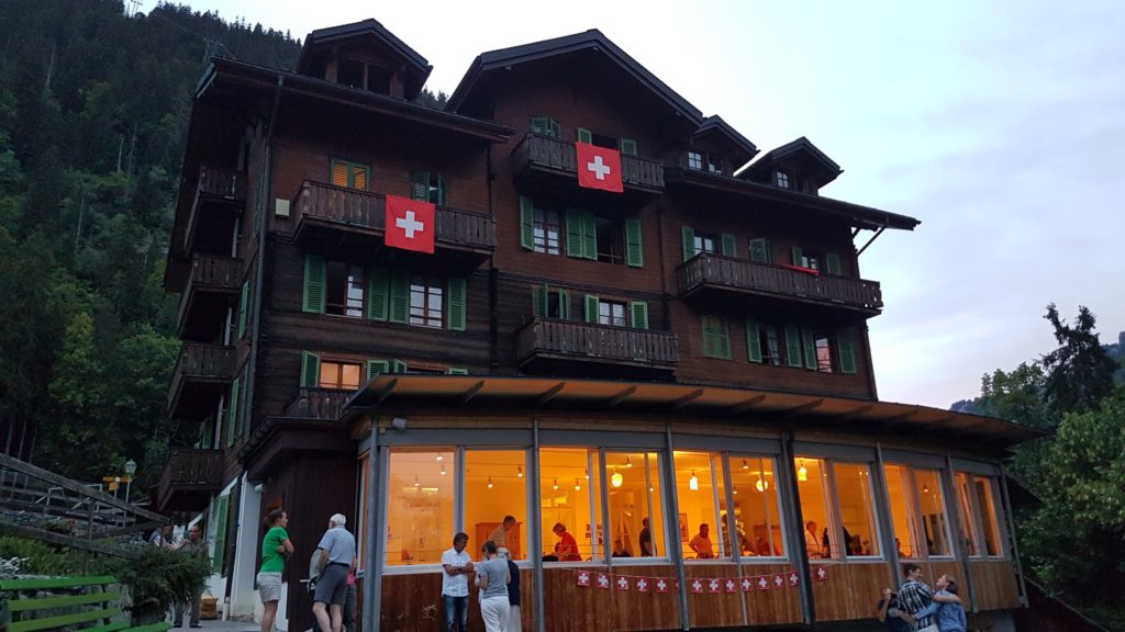isenfluh berghaus , chalet du fondateur , centre vacances chretiennes dans la région Interlaken