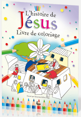 L'histoire de Jésus Livre de coloriage